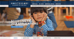 Desktop Screenshot of montessoriacademychicago.org